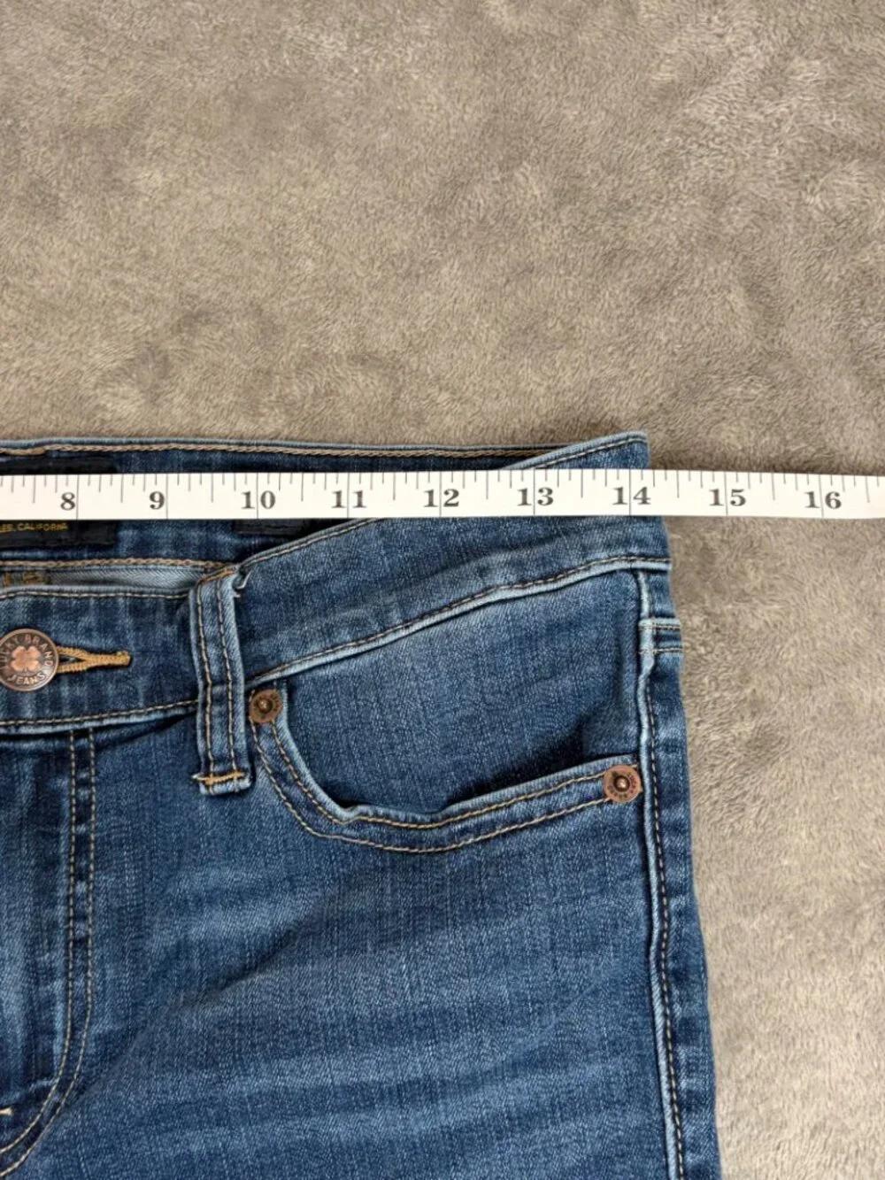 Lucky Brand Ava Skinny Jeans Women's 6/28 Medium Wash Skinny Stretch Preppy Chic